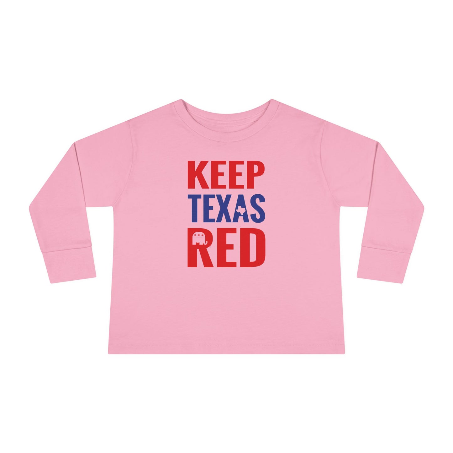 Keep Texas Red - Toddler Long Sleeve Tee