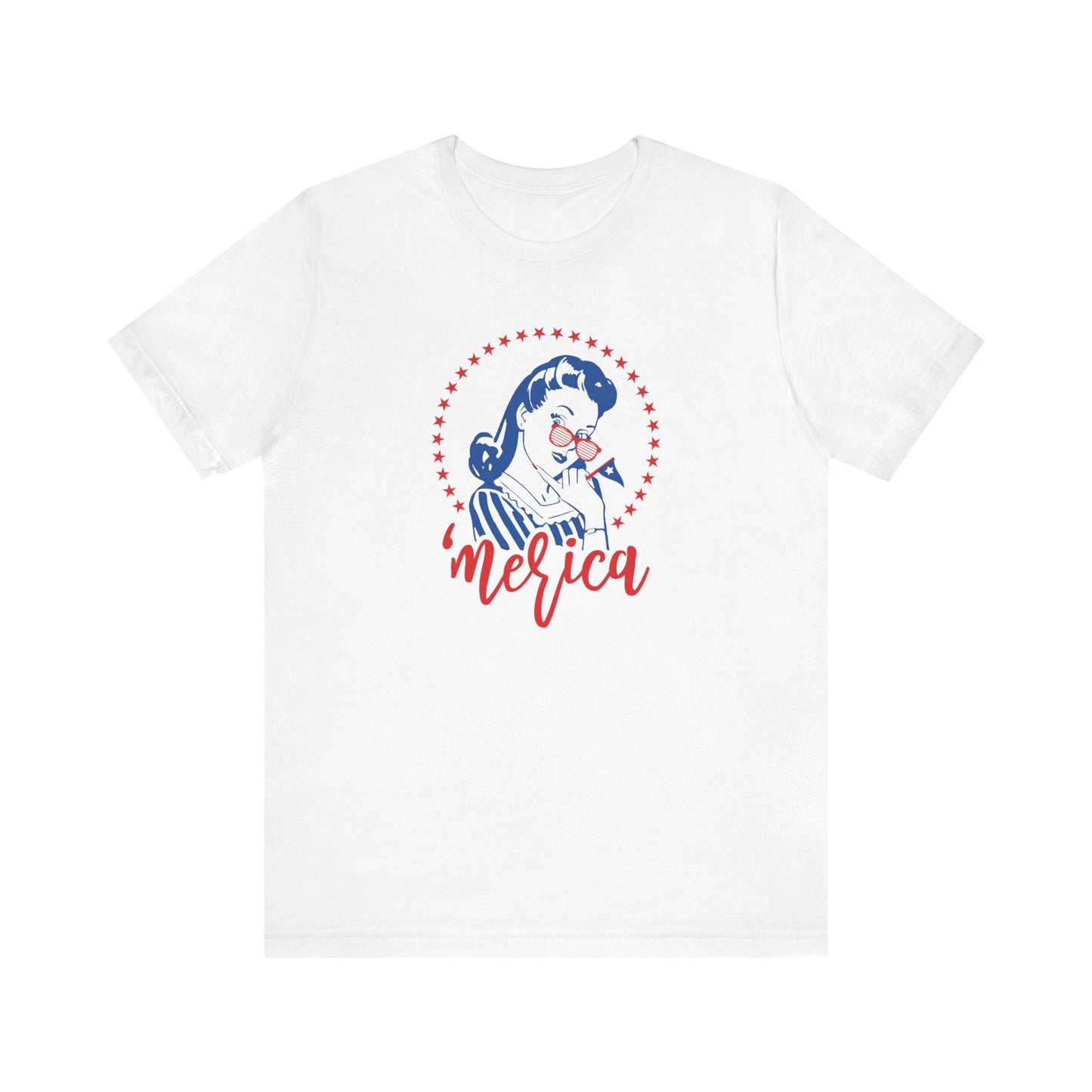 Merica - Ladies Jersey Short Sleeve Tee