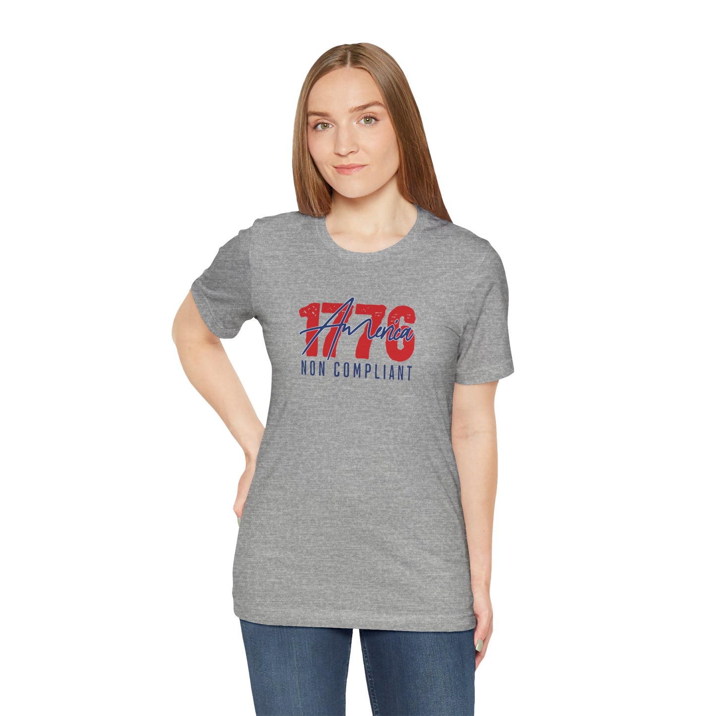 1776 Non Compliant - Ladies Jersey Short Sleeve Tee