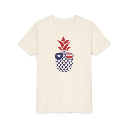 American Pineapple - Girls Youth Short Sleeve Tee