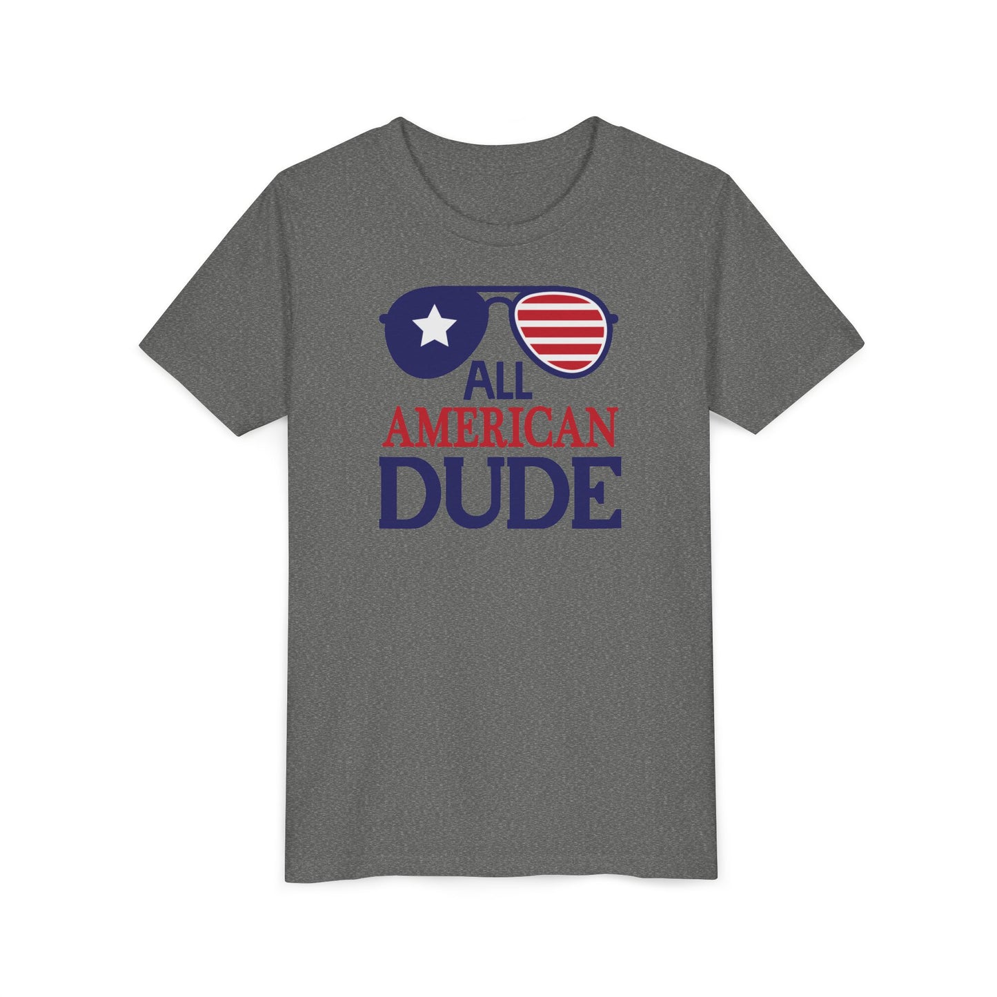 All American Dude - Boys Youth Short Sleeve Tee