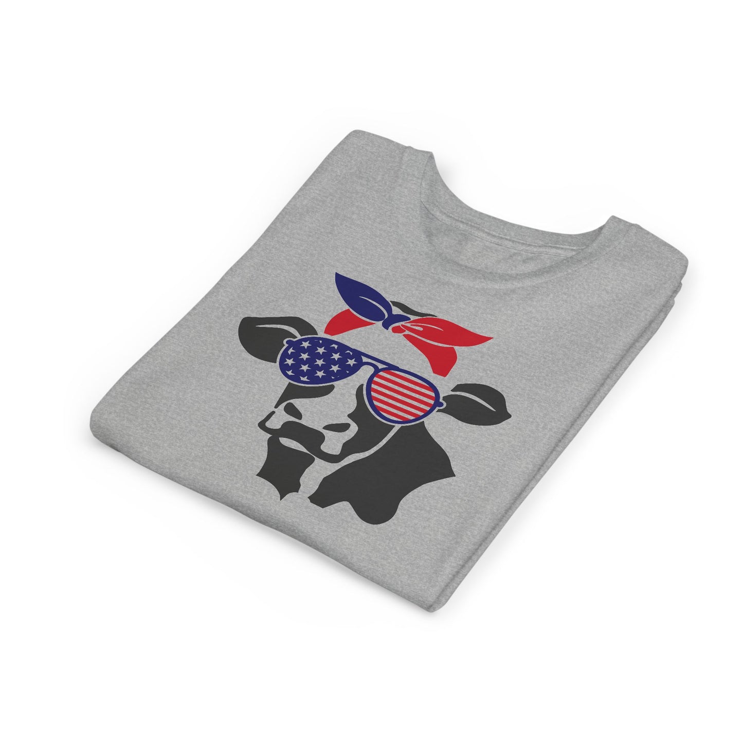 American Cow - Girls Youth Short Sleeve Tee