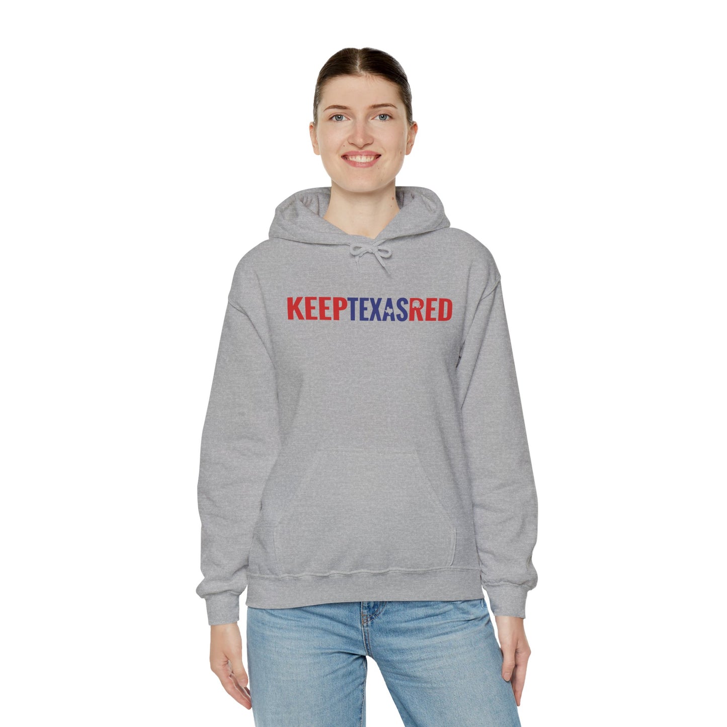 Keep Texas Red - Heavy Blend™ Hooded Sweatshirt