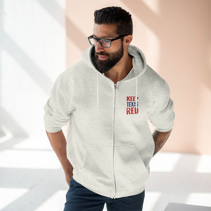 Keep Texas Red - Zip Hoodie