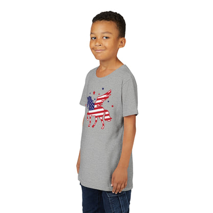 American Unicorn - Boys Youth Short Sleeve Tee