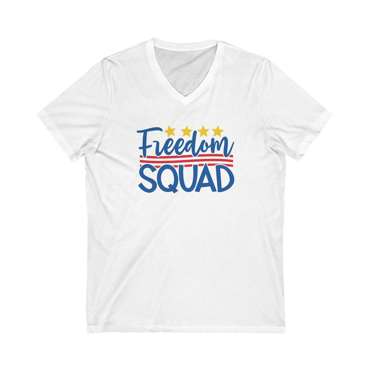 Freedom Squad - Ladies Jersey Short Sleeve V-Neck Tee