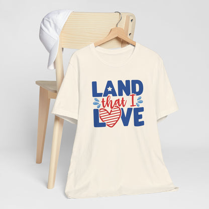 Land That I Love - Men's Jersey Short Sleeve Tee