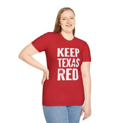 Keep Texas Red -  Ladies Softstyle T-Shirt