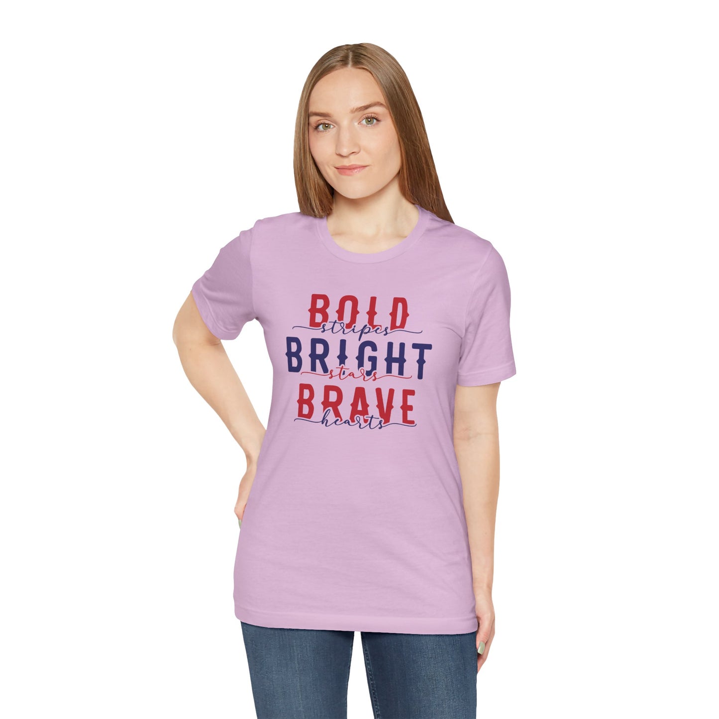 Bold Bright Brave - Ladies Jersey Short Sleeve Tee