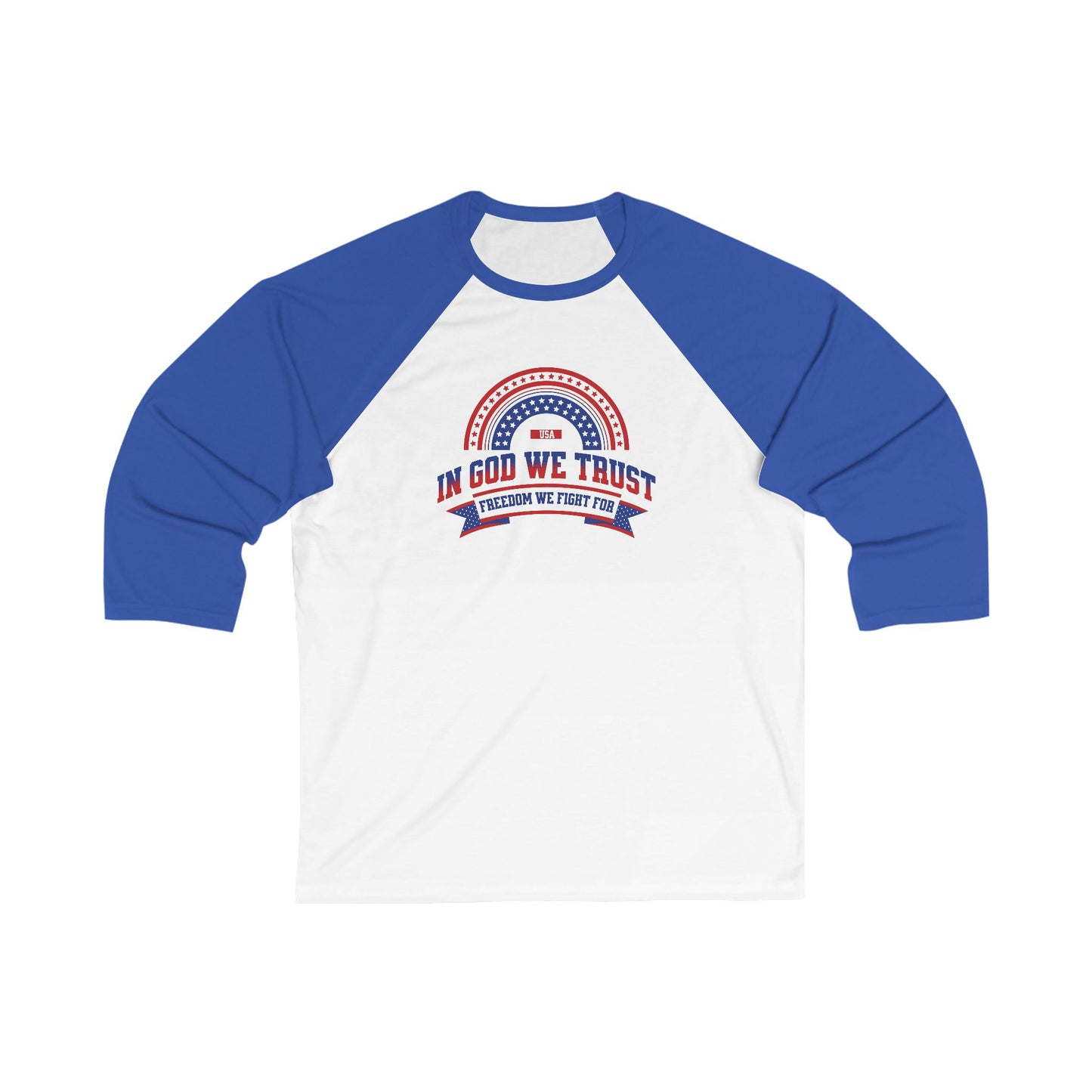 In God We Trust - 3\4 Sleeve Baseball Tee