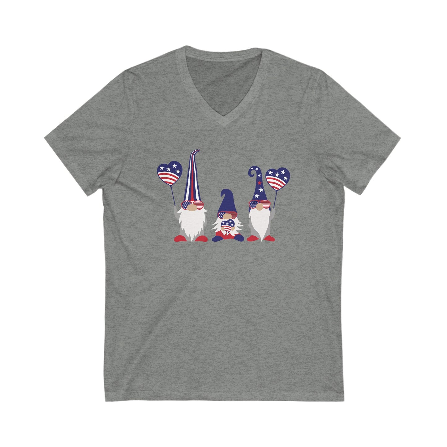 American Gnomes - Jersey Short Sleeve V-Neck Tee