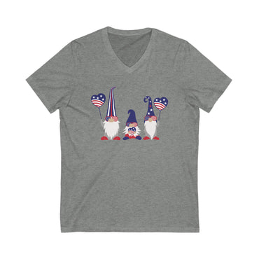 American Gnomes - Jersey Short Sleeve V-Neck Tee