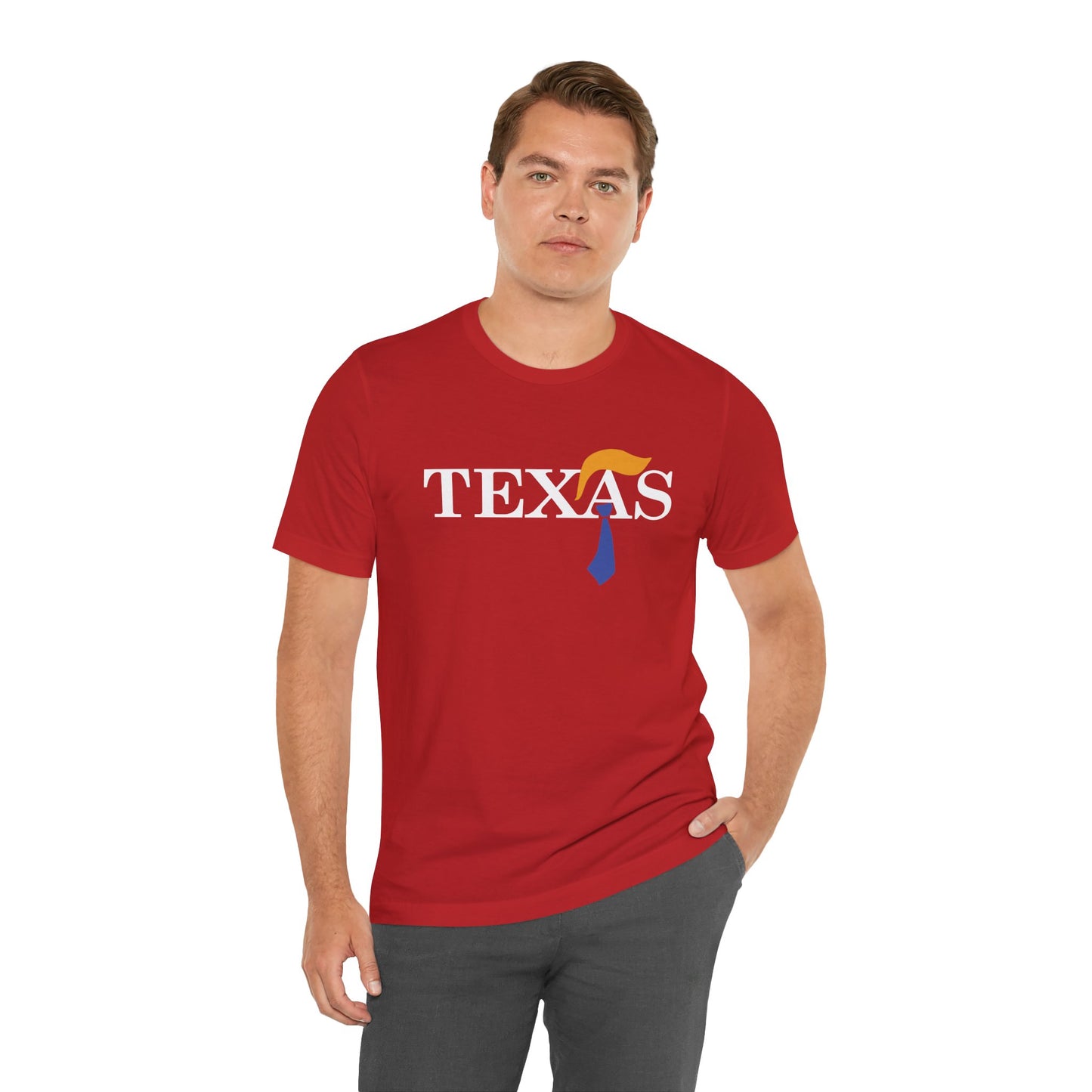 Texas Trump Tie - Men's Jersey Short Sleeve Tee