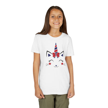 American Cat - Girls Youth Short Sleeve Tee