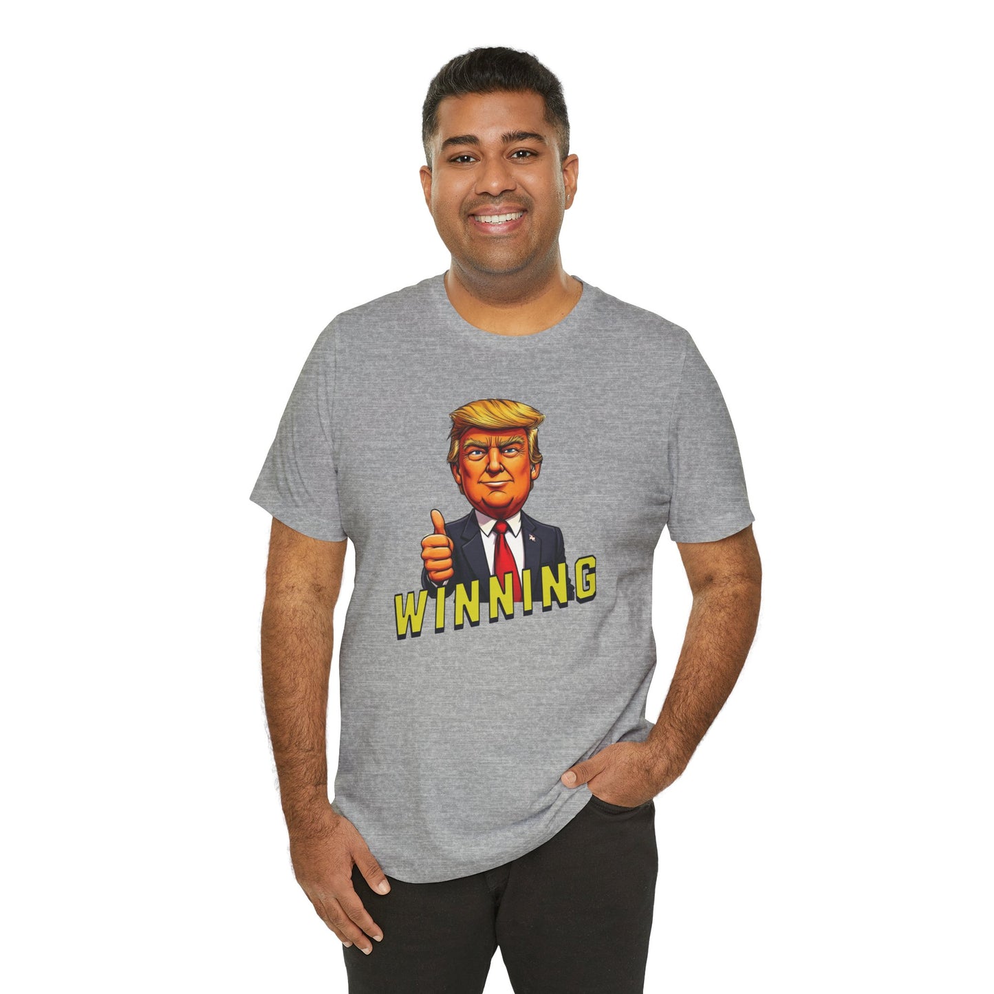 Trump Winning -  Men's Jersey Short Sleeve Tee