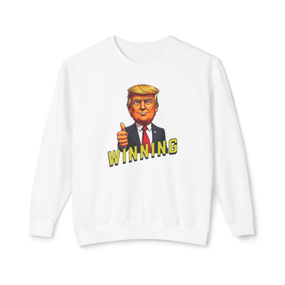 Trump Winning - Ladies Lightweight Crewneck Sweatshirt