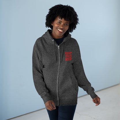 Keep Texas Red - Zip Hoodie