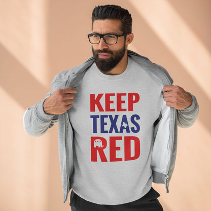 Keep Texas Red - Men's Crewneck Sweatshirt