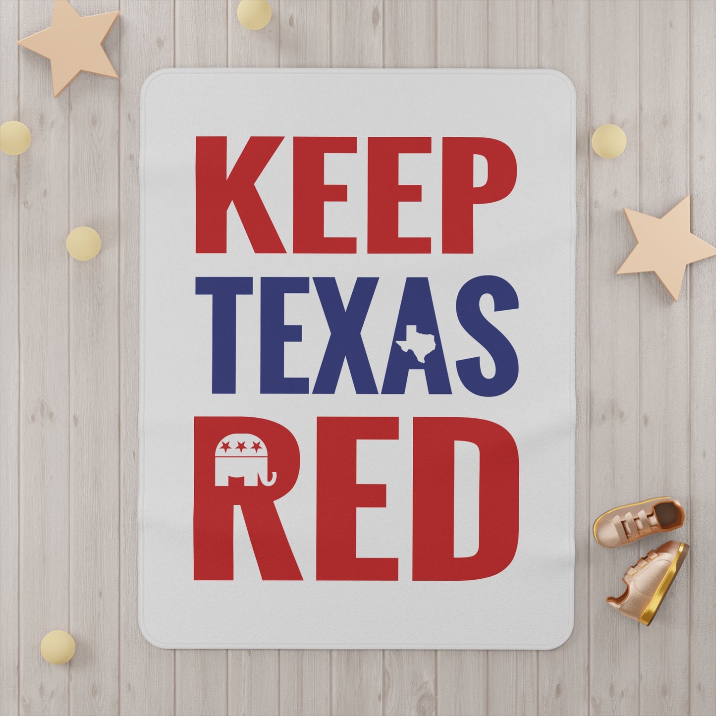 Keep Texas Red - Toddler Blanket