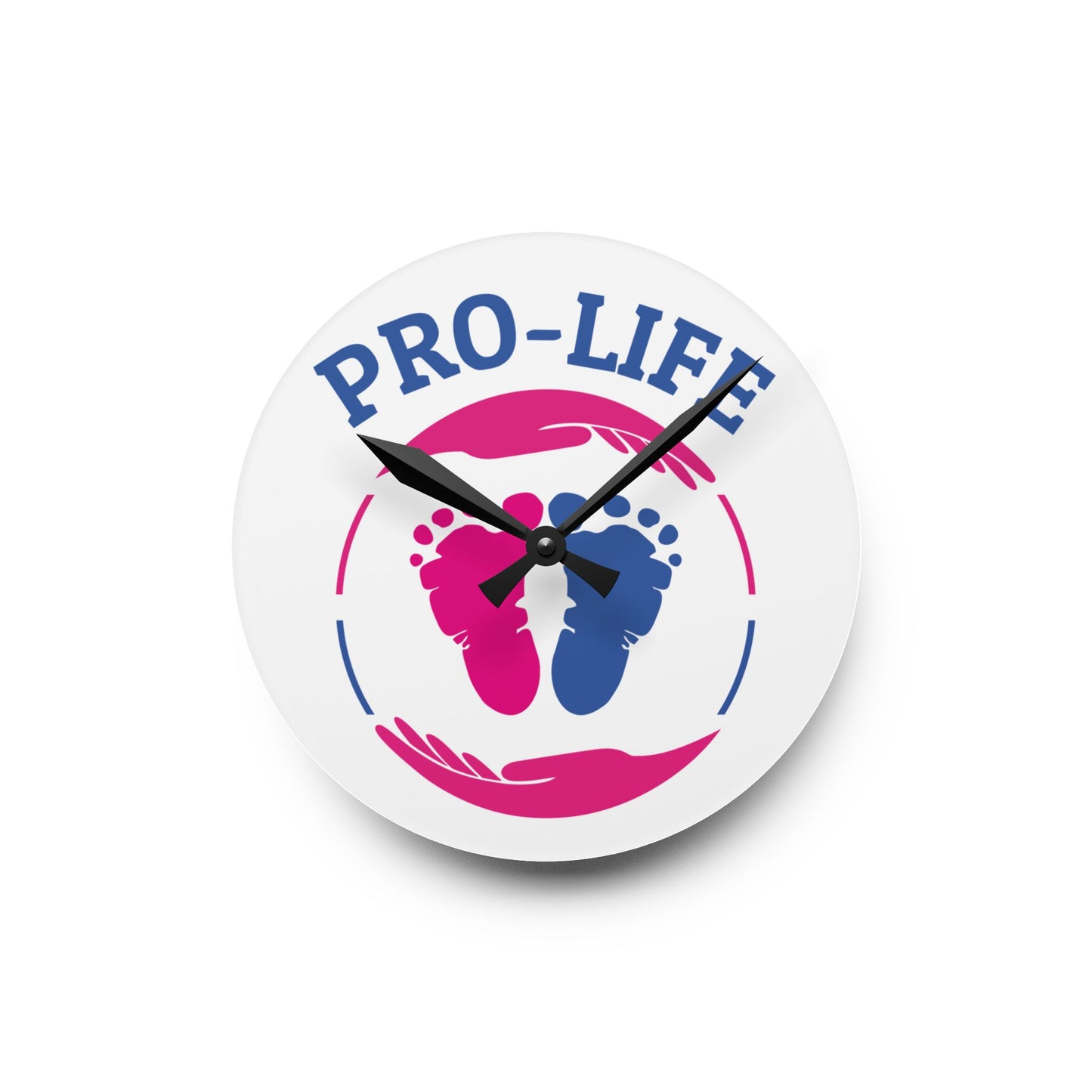 Pro Life - Acrylic Wall Clock