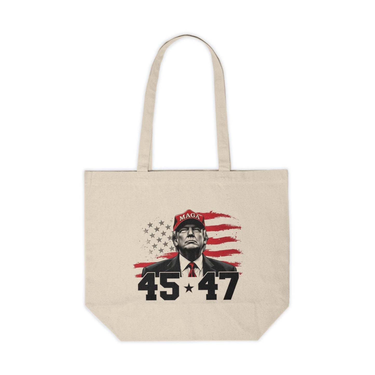 Trump 45 47 - Canvas Shopping Tote