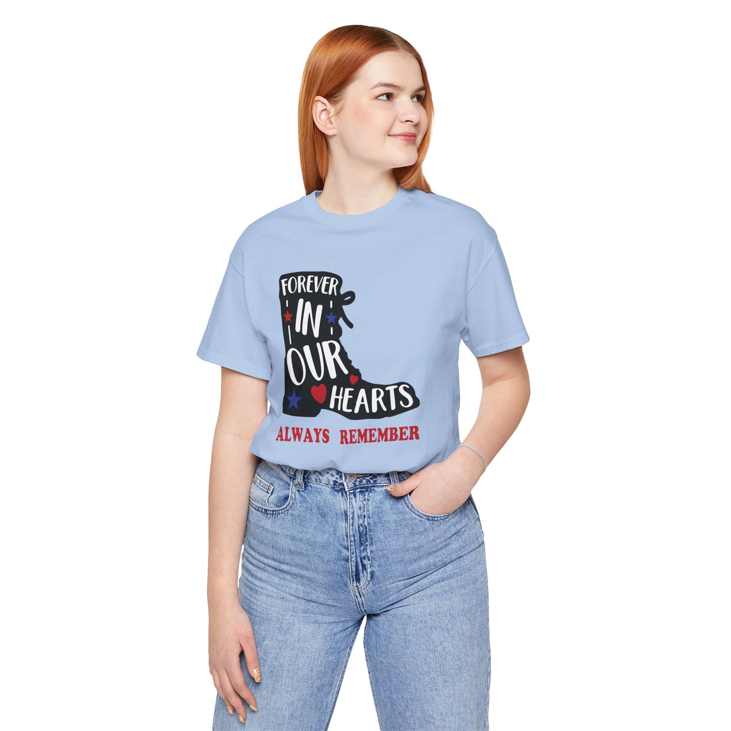 Forever In Our Hearts Boot - Ladies Jersey Short Sleeve Tee