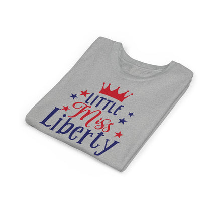 Little Miss Liberty - Girls Youth Short Sleeve Tee