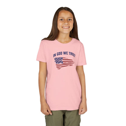 In God We Trust - Girls Youth Short Sleeve Tee