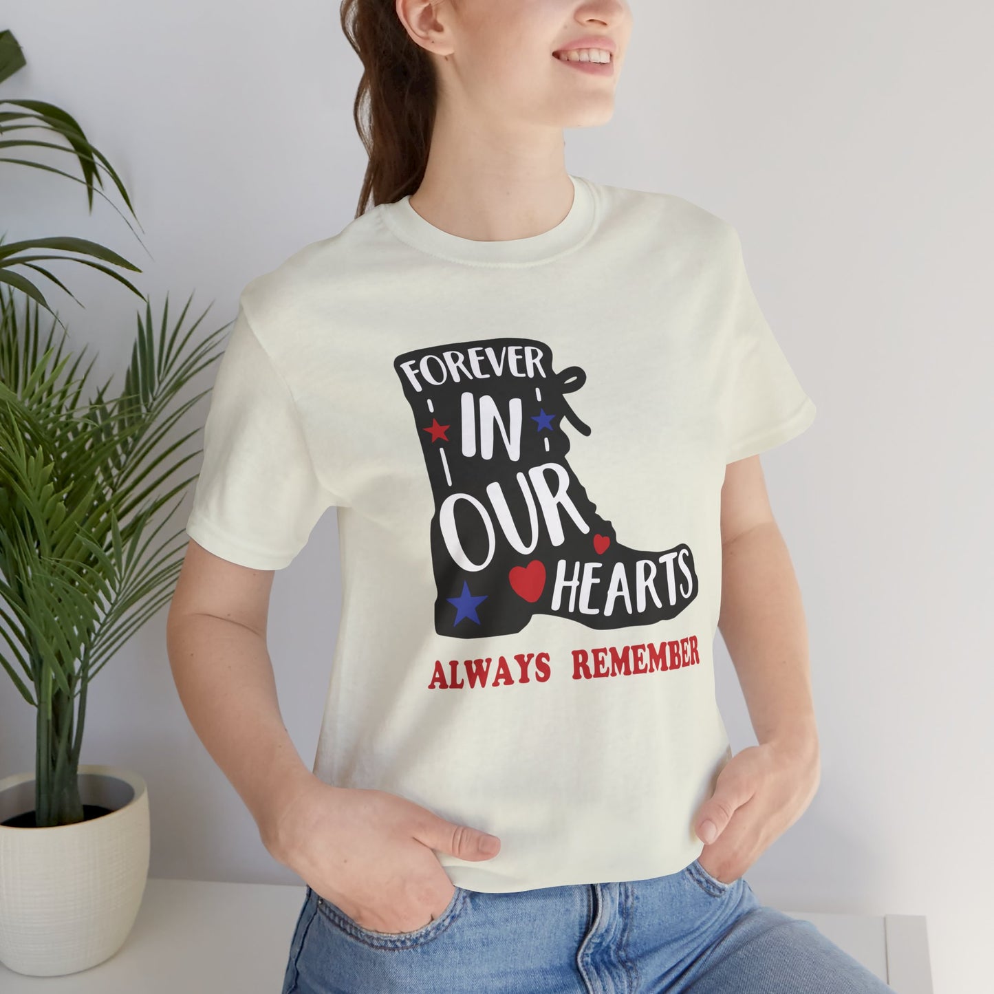 Forever In Our Hearts Boot - Ladies Jersey Short Sleeve Tee