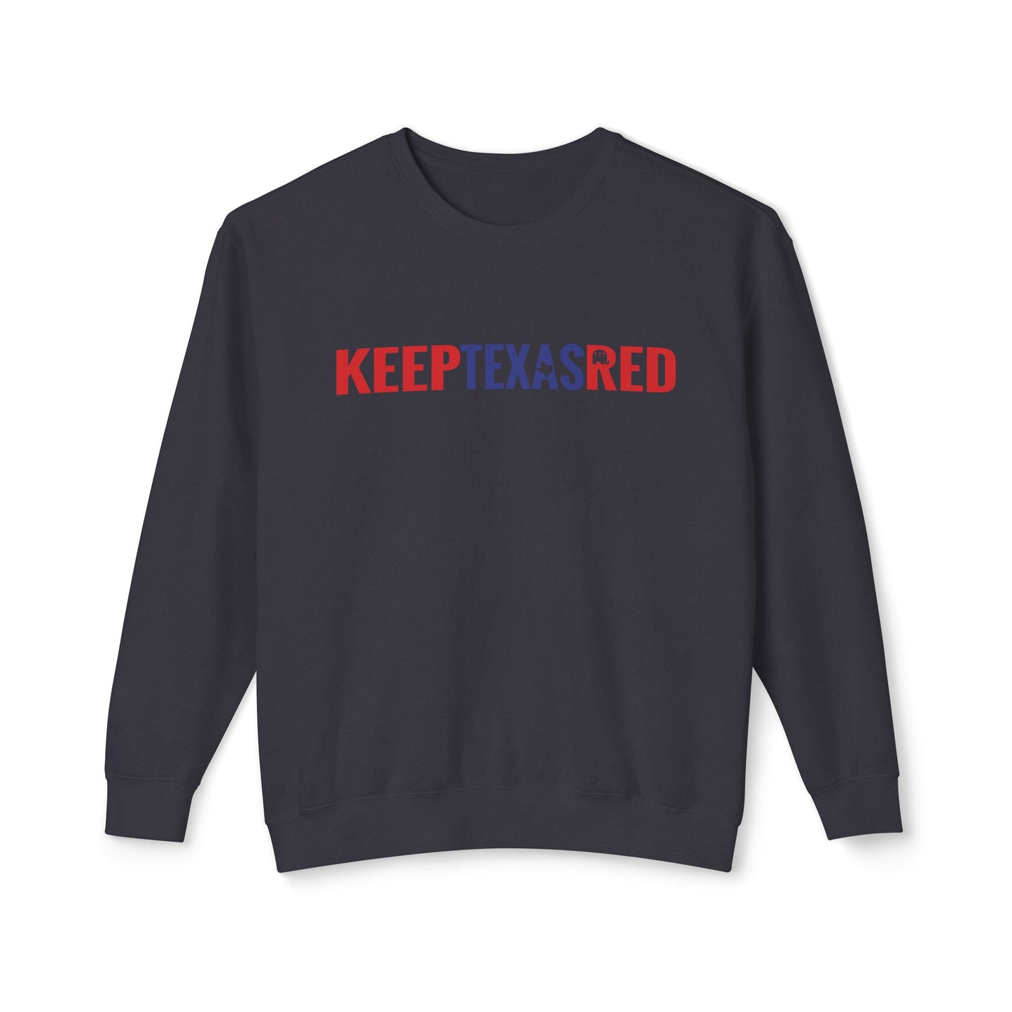 Keep Texas Red - Men's Lightweight Crewneck Sweatshirt