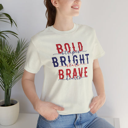 Bold Bright Brave - Ladies Jersey Short Sleeve Tee