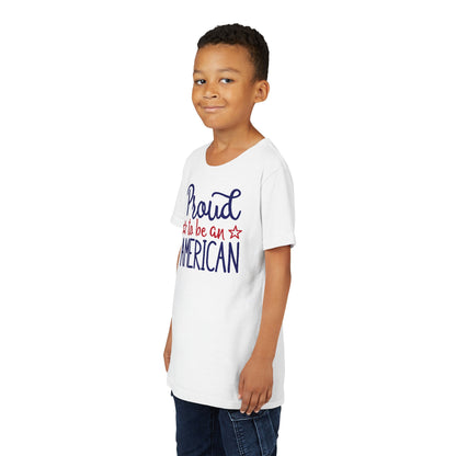 Proud To Be An American - Boys Youth Short Sleeve Tee