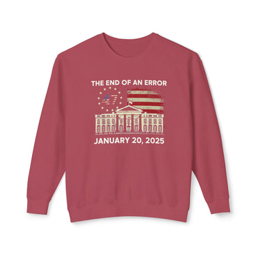 The End Of An Error - Ladies Lightweight Crewneck Sweatshirt