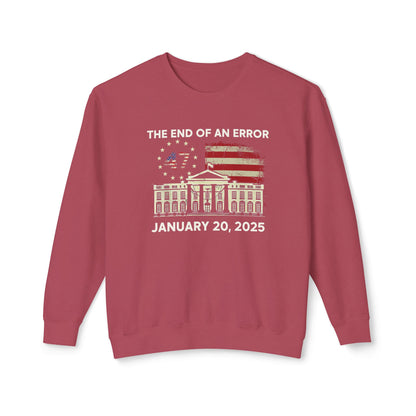 The End Of An Error - Ladies Lightweight Crewneck Sweatshirt