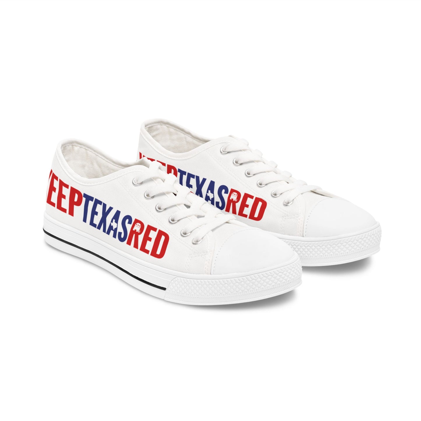 Keep Texas Red - Women's Low Top Sneakers