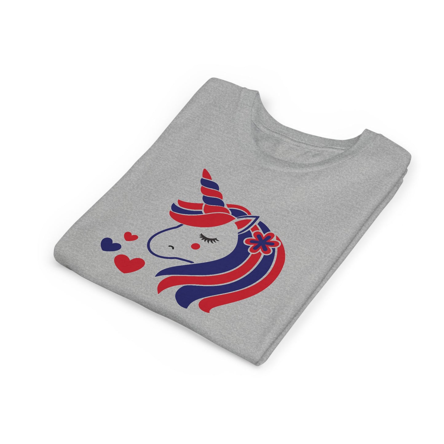 American Unicorn - Girls Youth Short Sleeve Tee