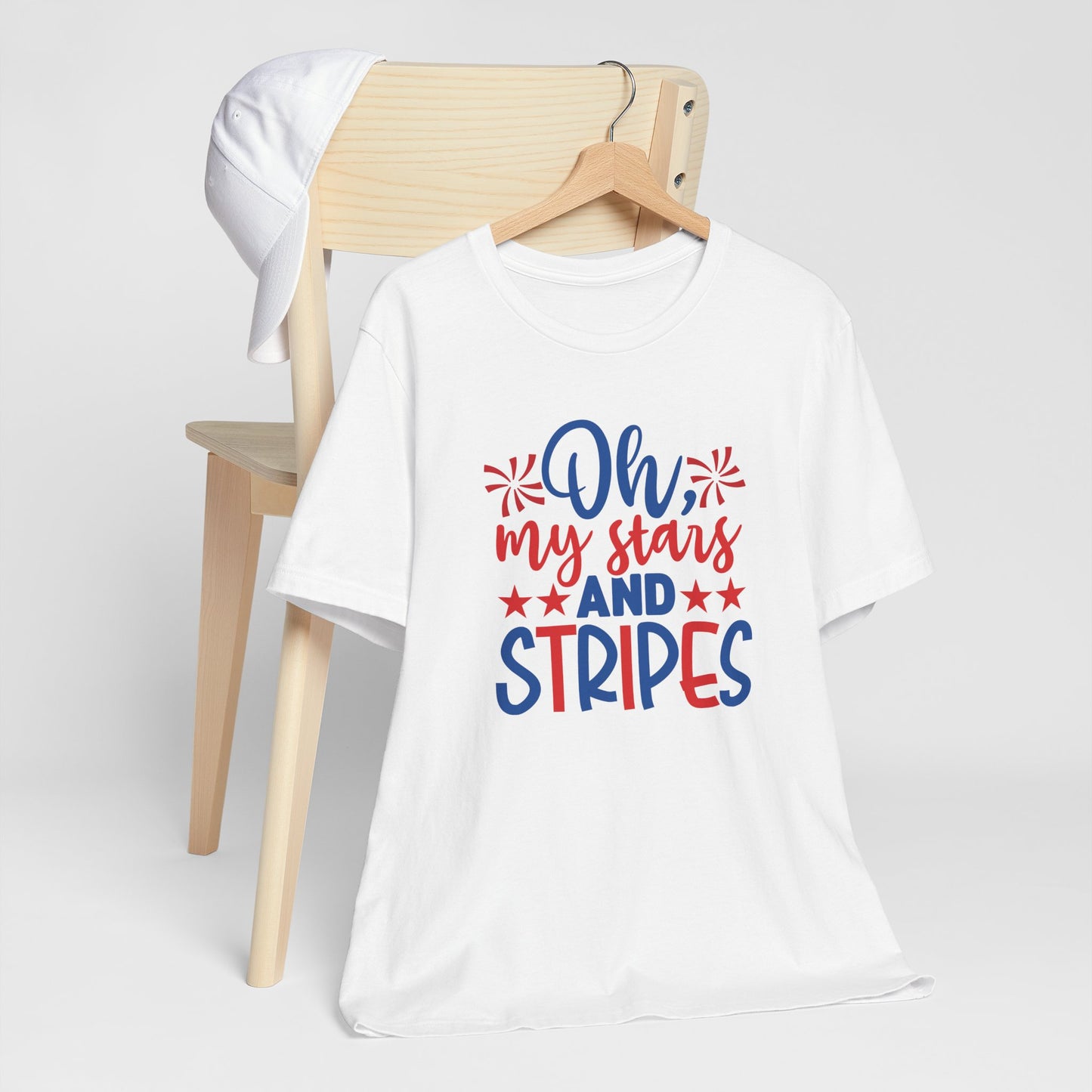 Oh My Stars And Stripes - Men's Jersey Short Sleeve Tee