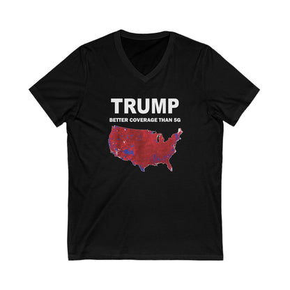 Trump 5G - Jersey Short Sleeve V-Neck Tee