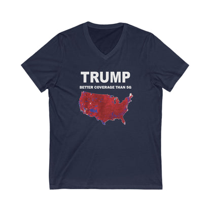 Trump 5G - Jersey Short Sleeve V-Neck Tee