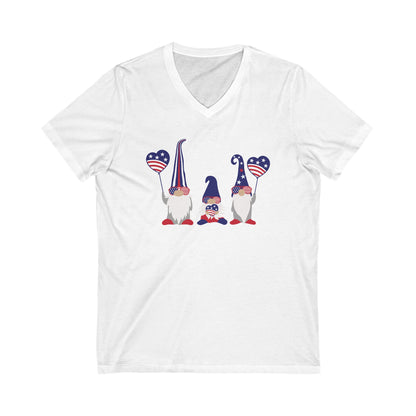 American Gnomes - Jersey Short Sleeve V-Neck Tee