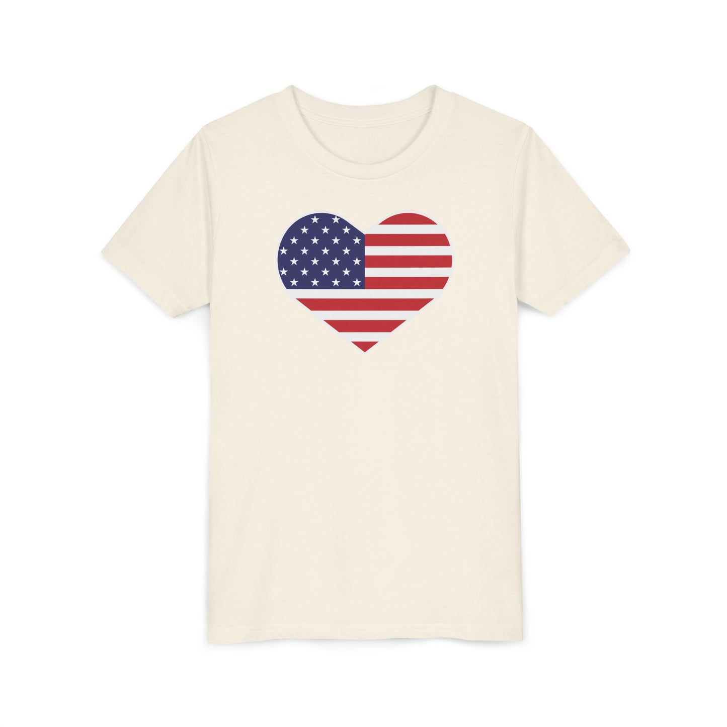 American Heart - Girls Youth Short Sleeve Tee