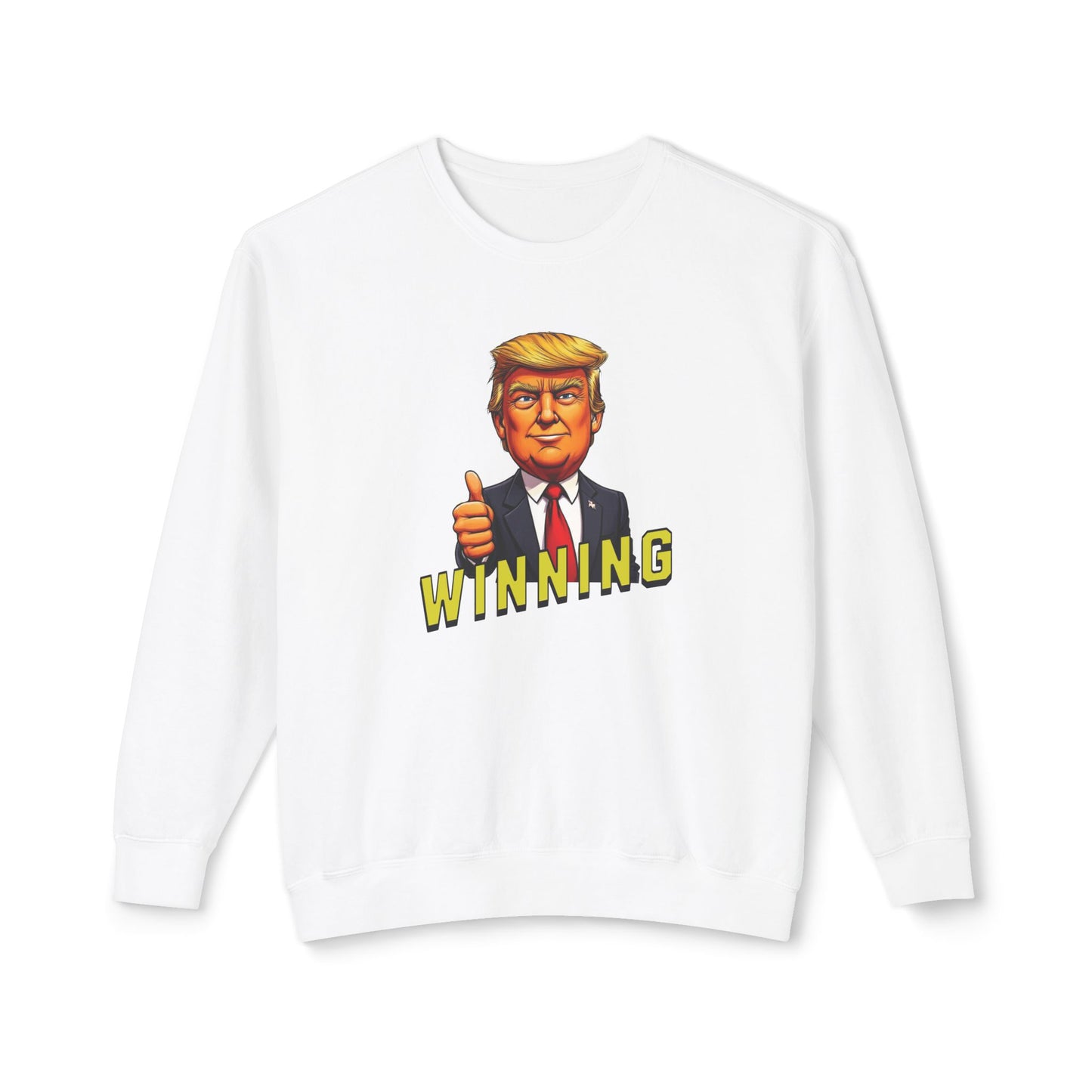 Trump Winning - Men's Lightweight Crewneck Sweatshirt