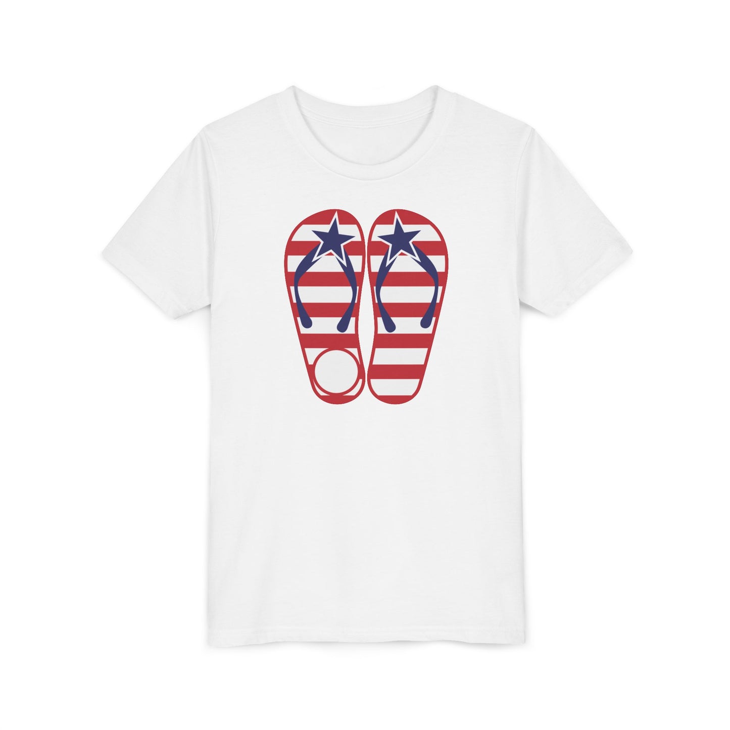 American Flip Flops - Girls Youth Short Sleeve Tee