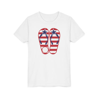 American Flip Flops - Girls Youth Short Sleeve Tee