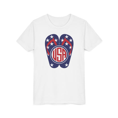 American Flip Flops - Boys Youth Short Sleeve Tee