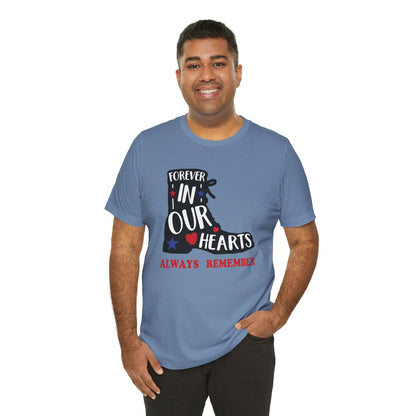 Forever In Our Hearts Boot - Men's Jersey Short Sleeve Tee