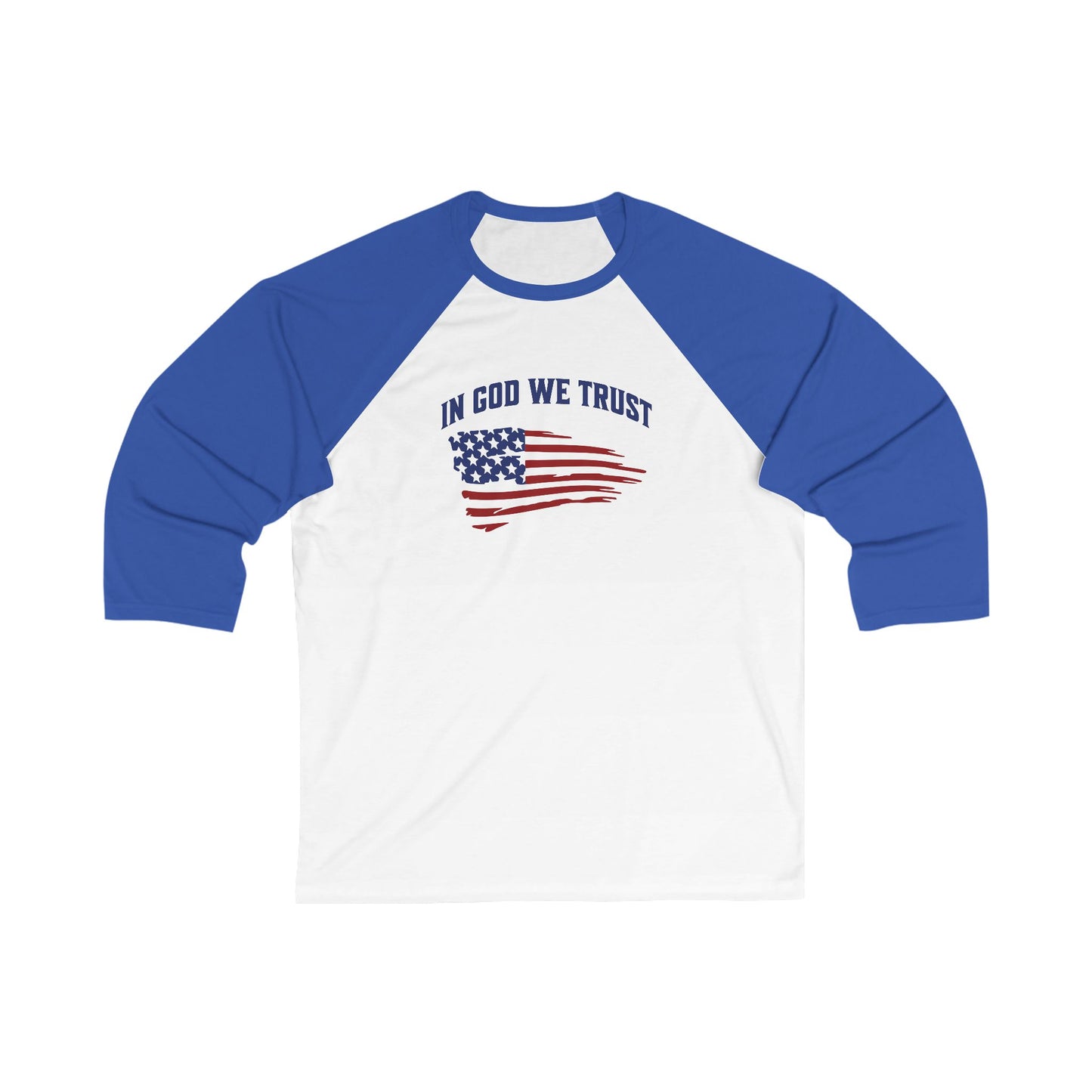 In God We Trust - 3\4 Sleeve Baseball Tee