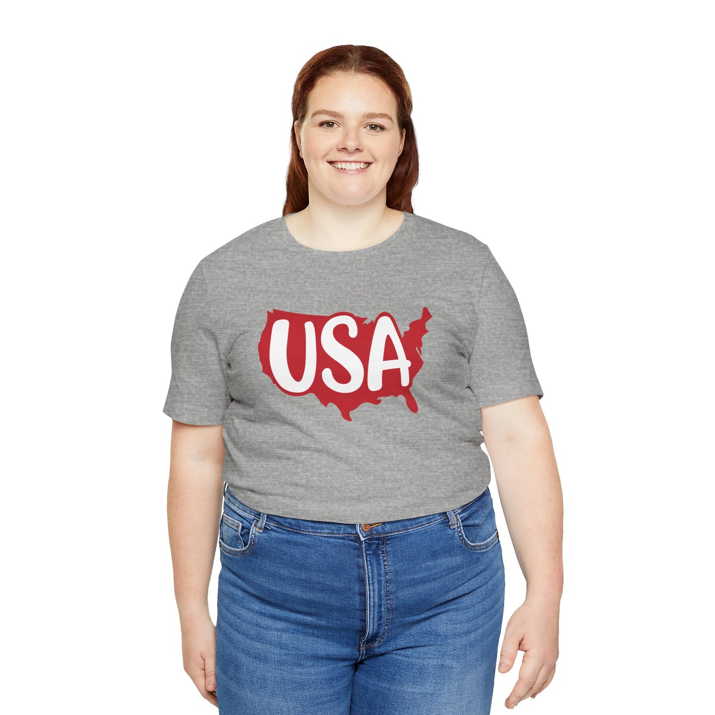 USA - Ladies Jersey Short Sleeve Tee